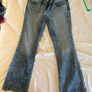 Classic Women's Blue Flared Jeans